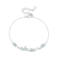 Sterling Silver Bracelet with Butterfly Detail