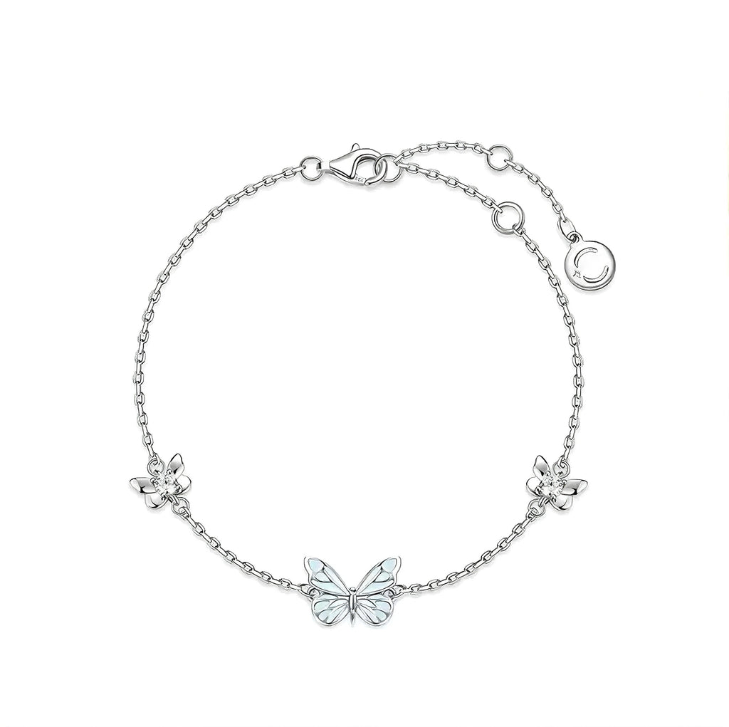 Butterfly Sterling Silver Bracelet