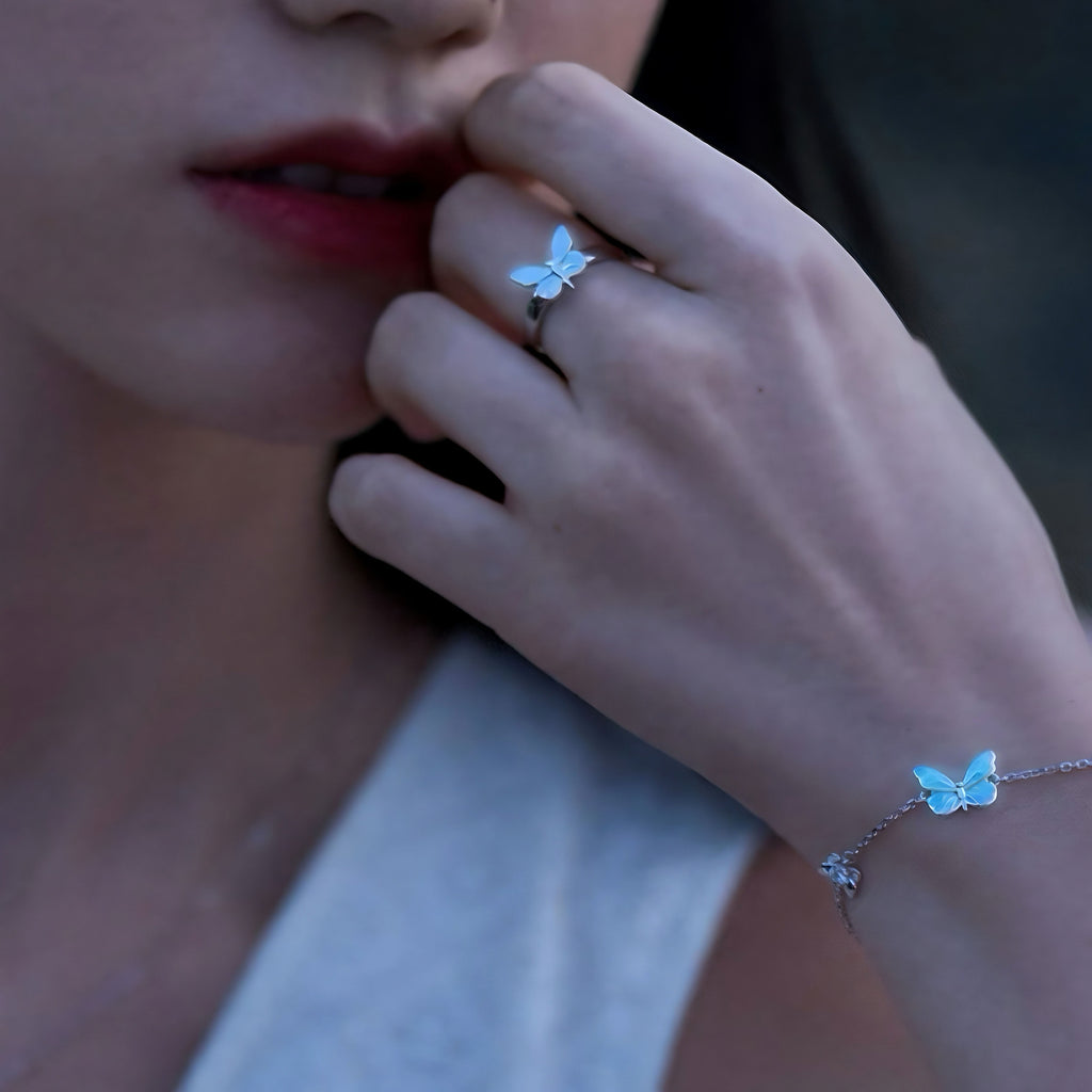 Butterfly Sterling Silver Ring