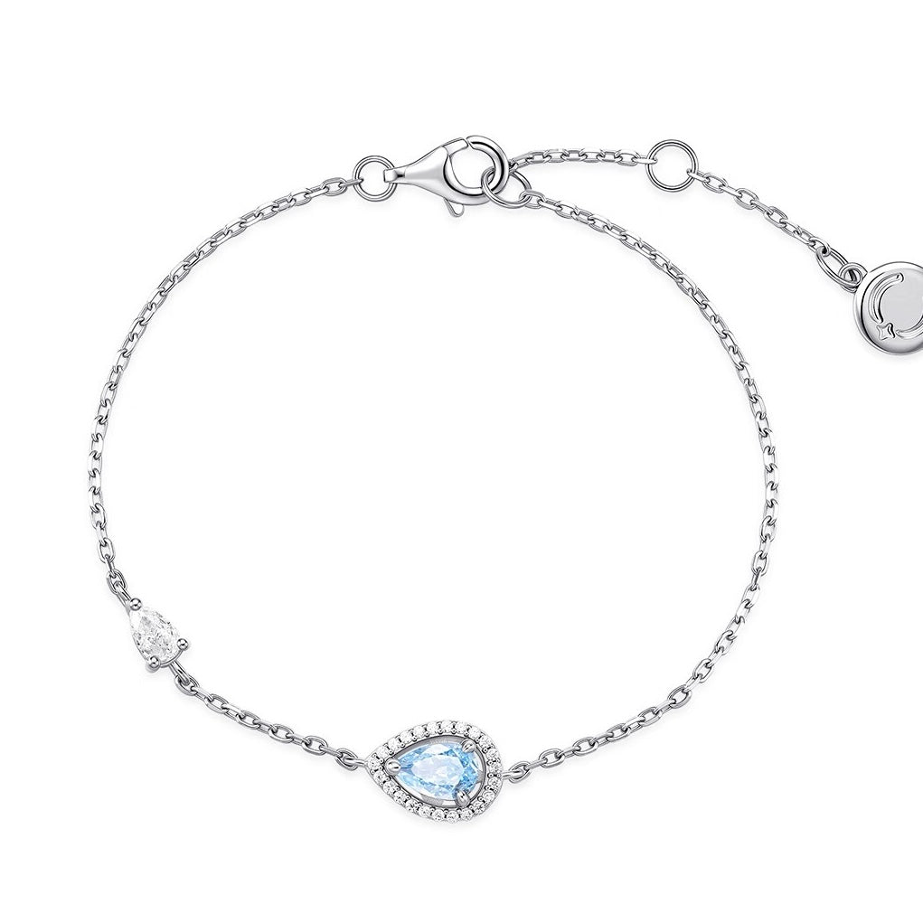 Sterling Silver Bracelet with Mermaid Detail