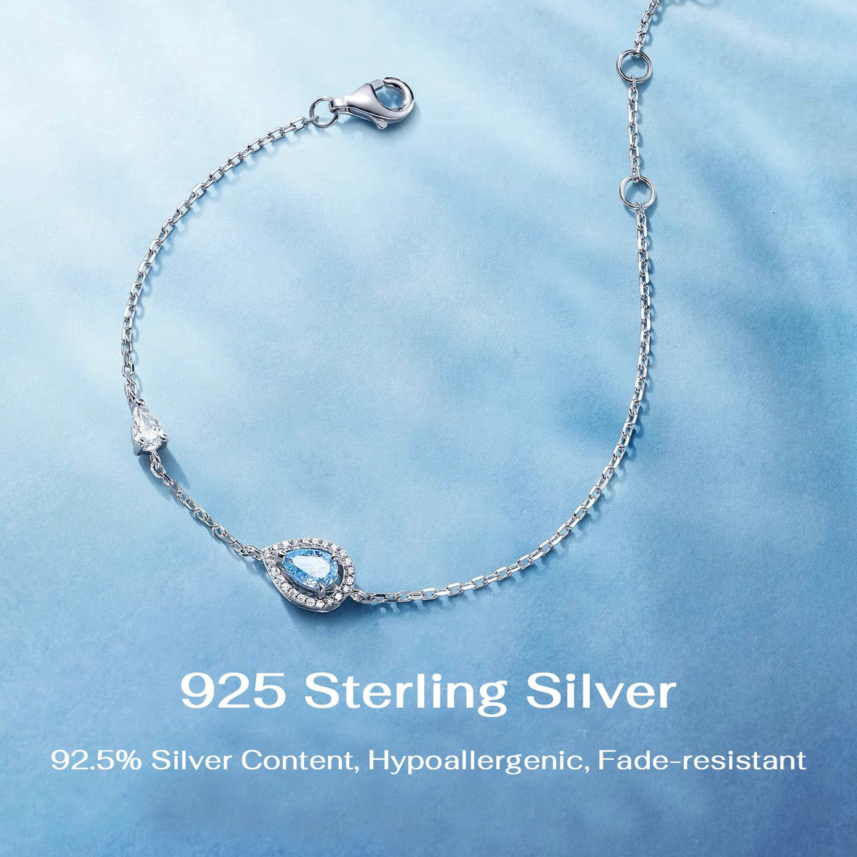 Sterling Silver Bracelet with Mermaid Detail