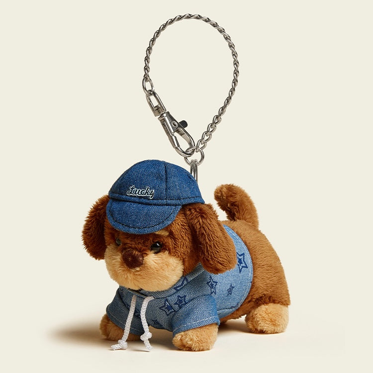 Denim Pup Charm