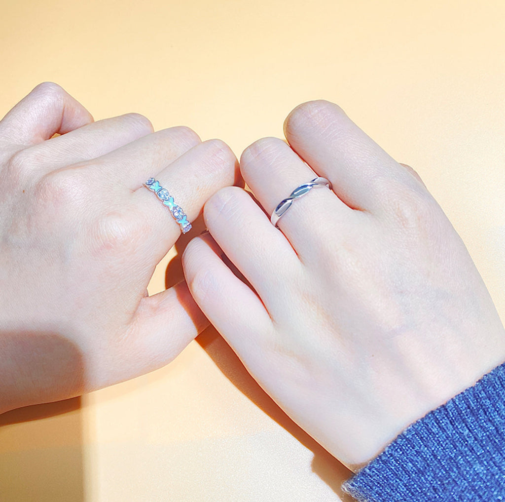 Sterling Silver Ring with Butterfly Detail
