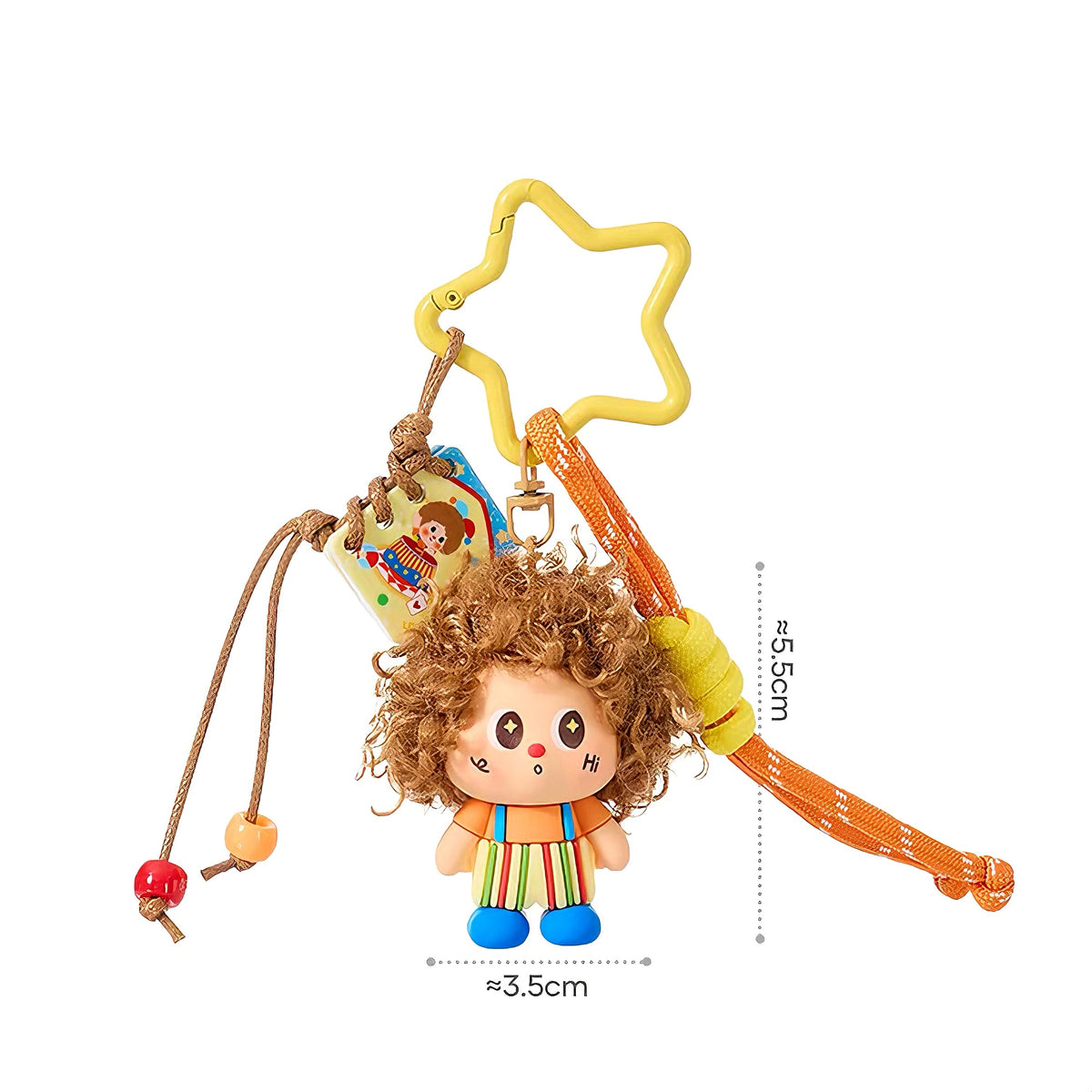 Ringlet Doll Charm