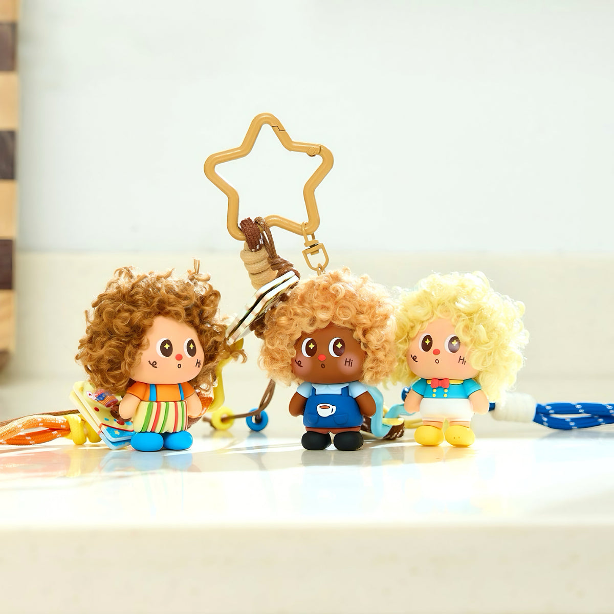 Ringlet Doll Charm