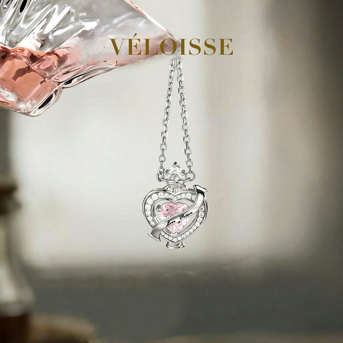 Sculpted Necklace in Sterling Silver