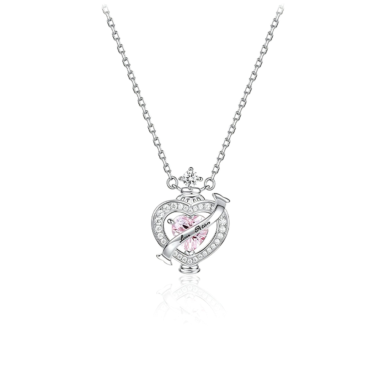 Sculpted Necklace in Sterling Silver