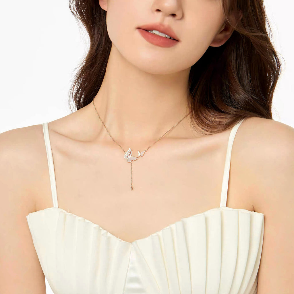 Subtle Butterfly Necklace