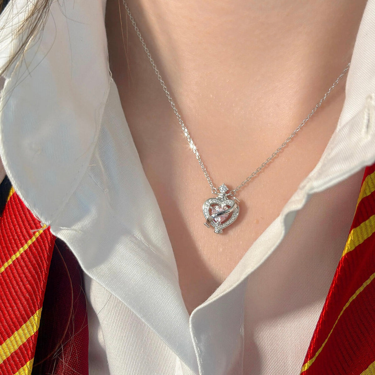 Sculpted Necklace in Sterling Silver