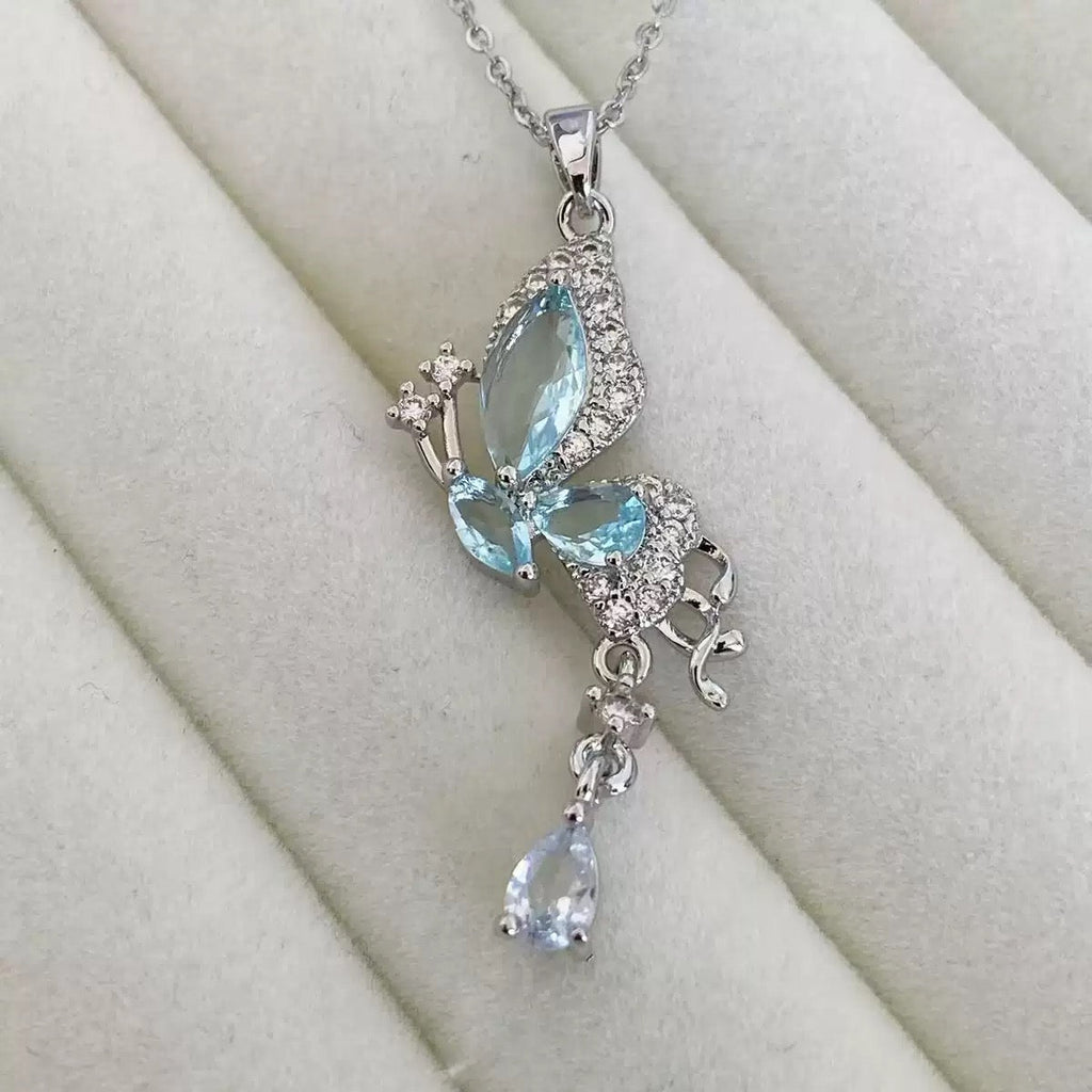Butterfly Sterling Silver Necklace