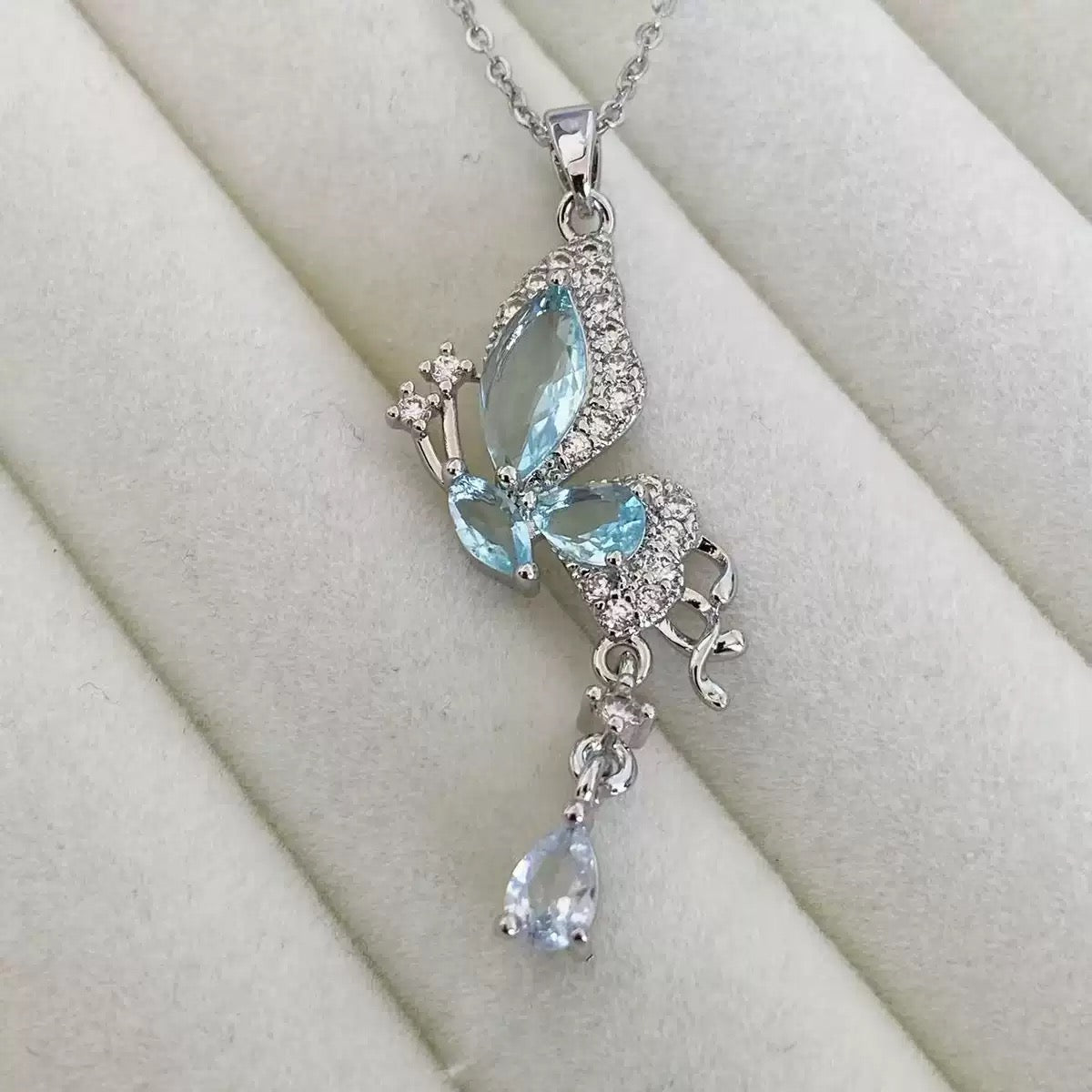 Butterfly Sterling Silver Necklace
