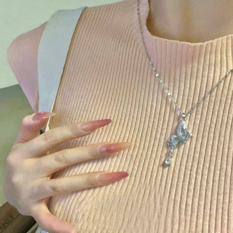 Butterfly Sterling Silver Necklace