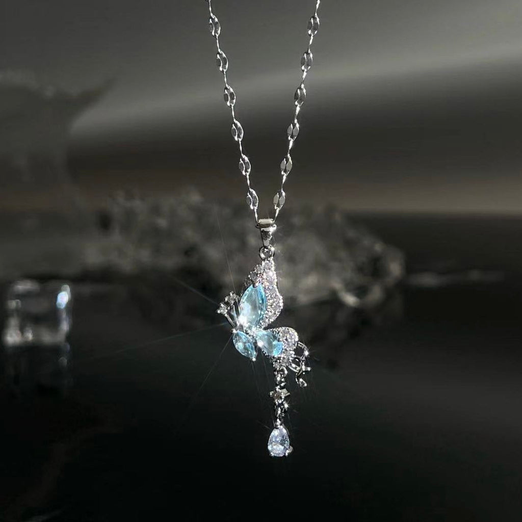 Butterfly Sterling Silver Necklace