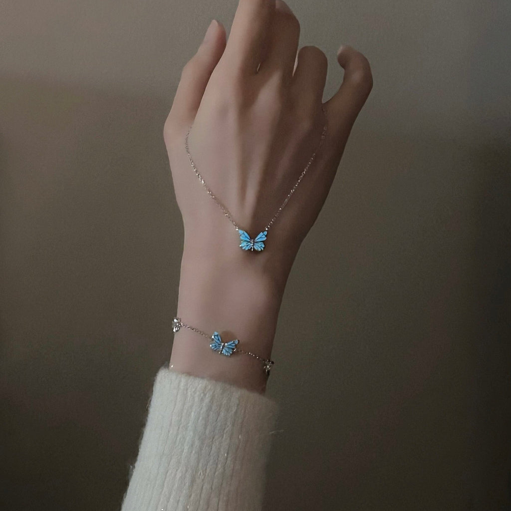 Butterfly Sterling Silver Bracelet