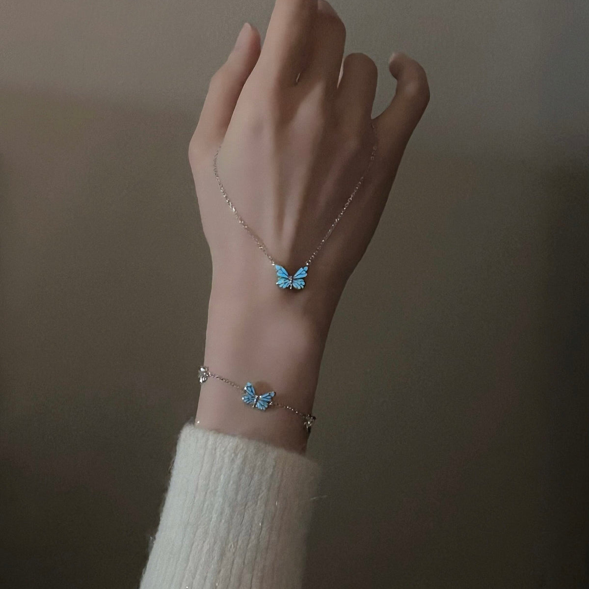Butterfly Sterling Silver Bracelet