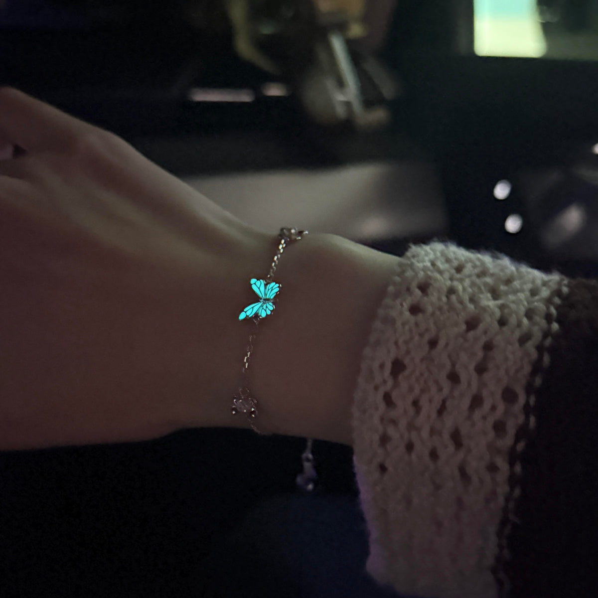 Butterfly Sterling Silver Bracelet
