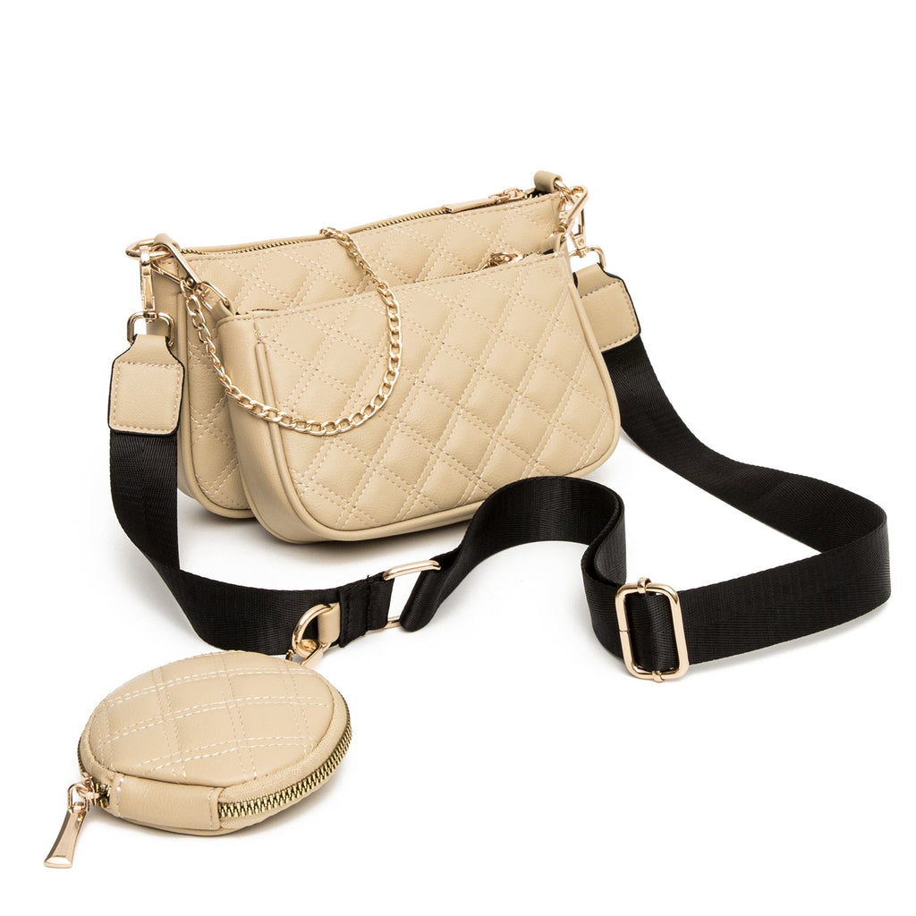 Croc-Effect Crossbody Bag