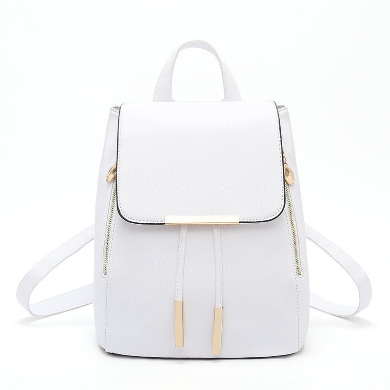 PU Leather Backpack with Everyday Detail