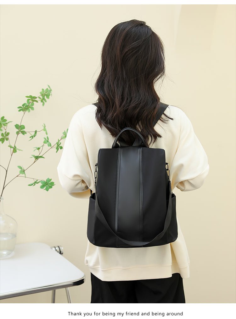 Statement Backpack in Oxford Cloth
