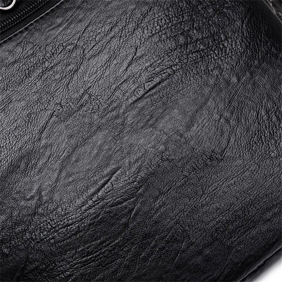 PU Leather Backpack with Refined Detail