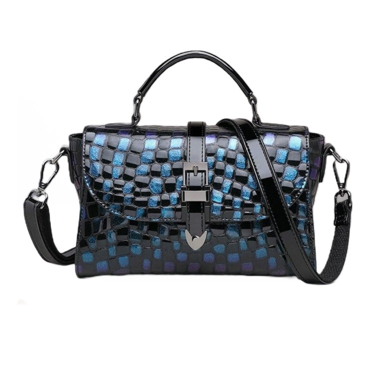 Genuine Leather Crossbody Bag with Urban Detail