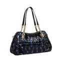 Croc-Effect Purse in Genuine Leather
