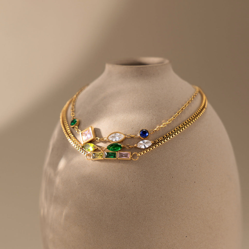 Sculpted Charm Bracelet