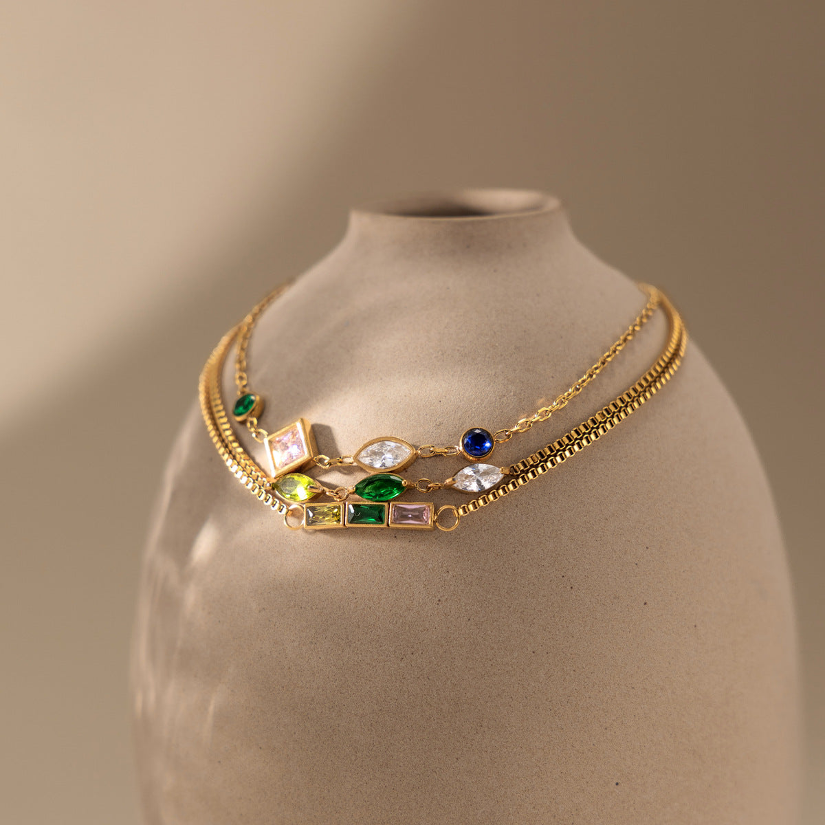 Sculpted Charm Bracelet