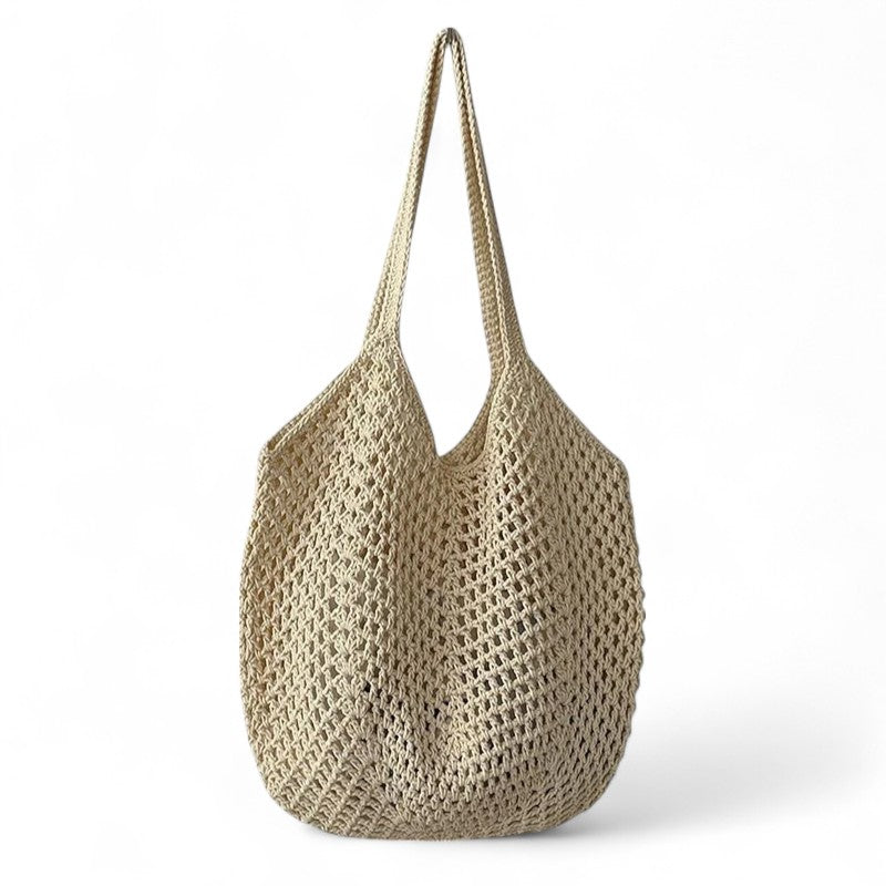 Sun-Ready Embroidered Beach Bag
