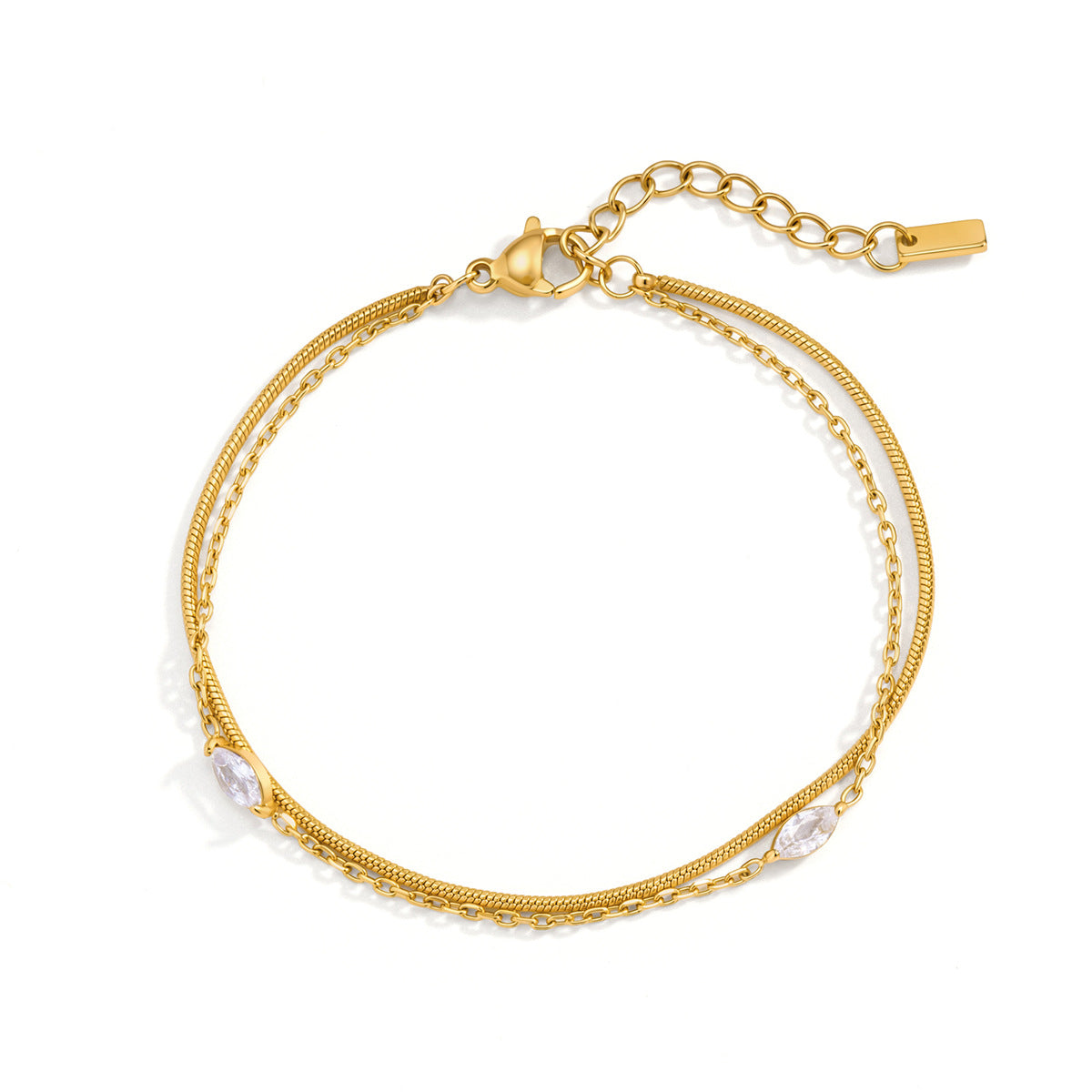 Layering Stainless Steel Bracelet
