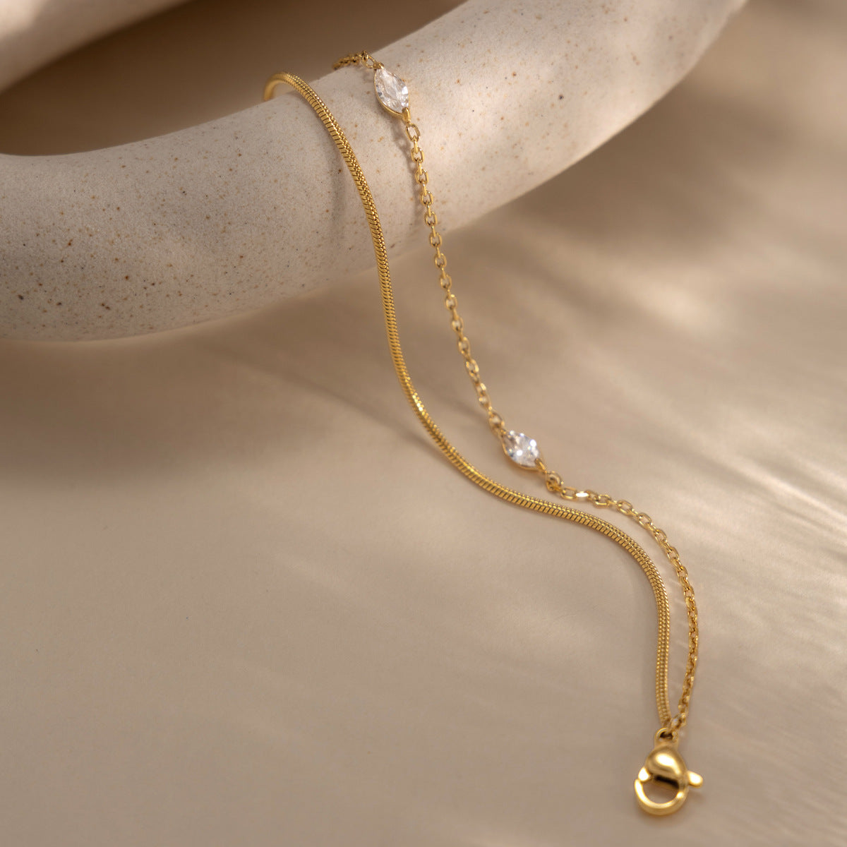 Layering Stainless Steel Bracelet