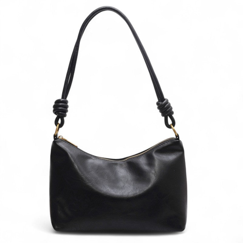 Understated Leather Shoulder Bag