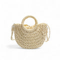 Sun-Ready Ianthe Round-Handle Beach Bag