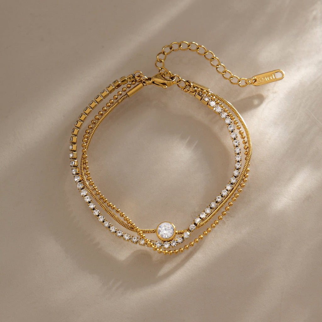 Tennis Stainless Steel Bracelet
