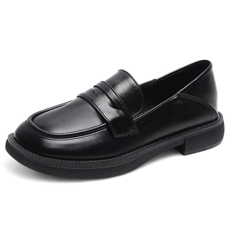 The Everyday Soft Black Leather Loafers
