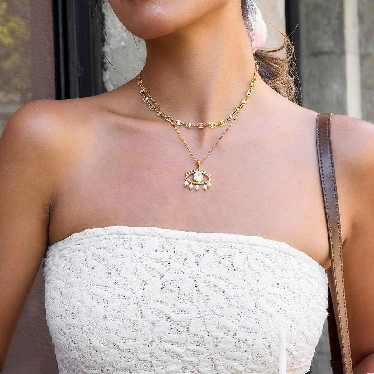 Pearl Stainless Steel Necklace