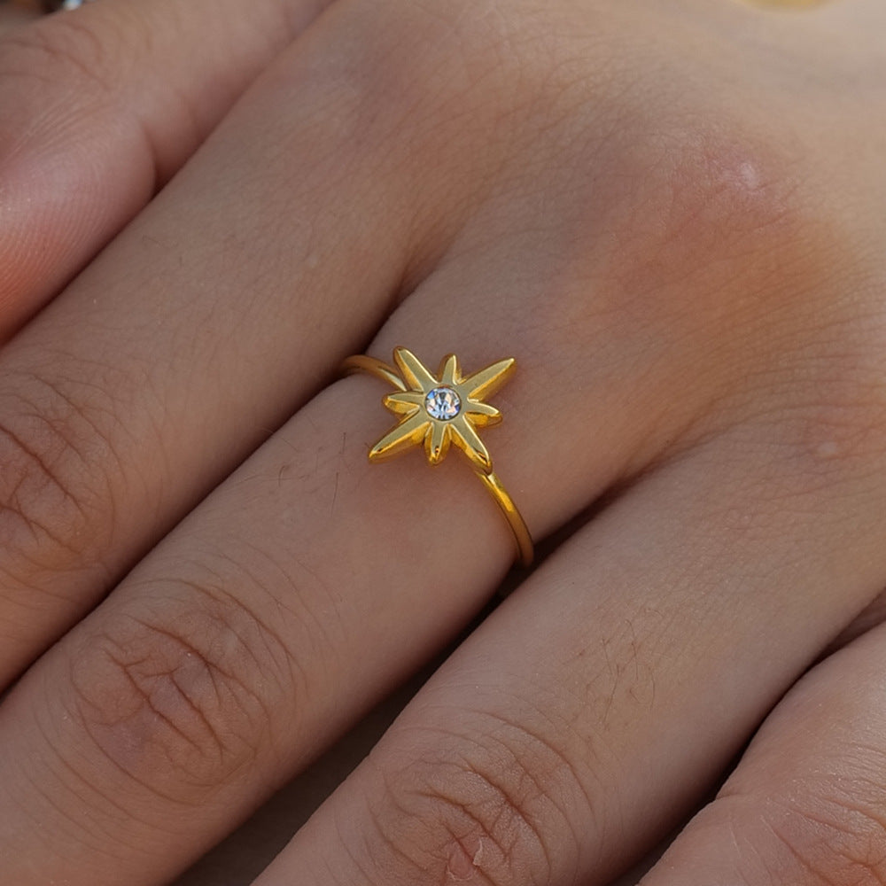 Modern Crystal Ring