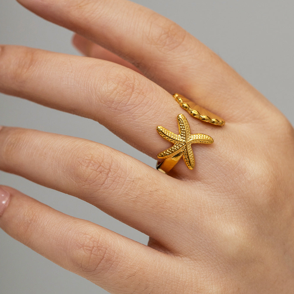 Star Stainless Steel Ring