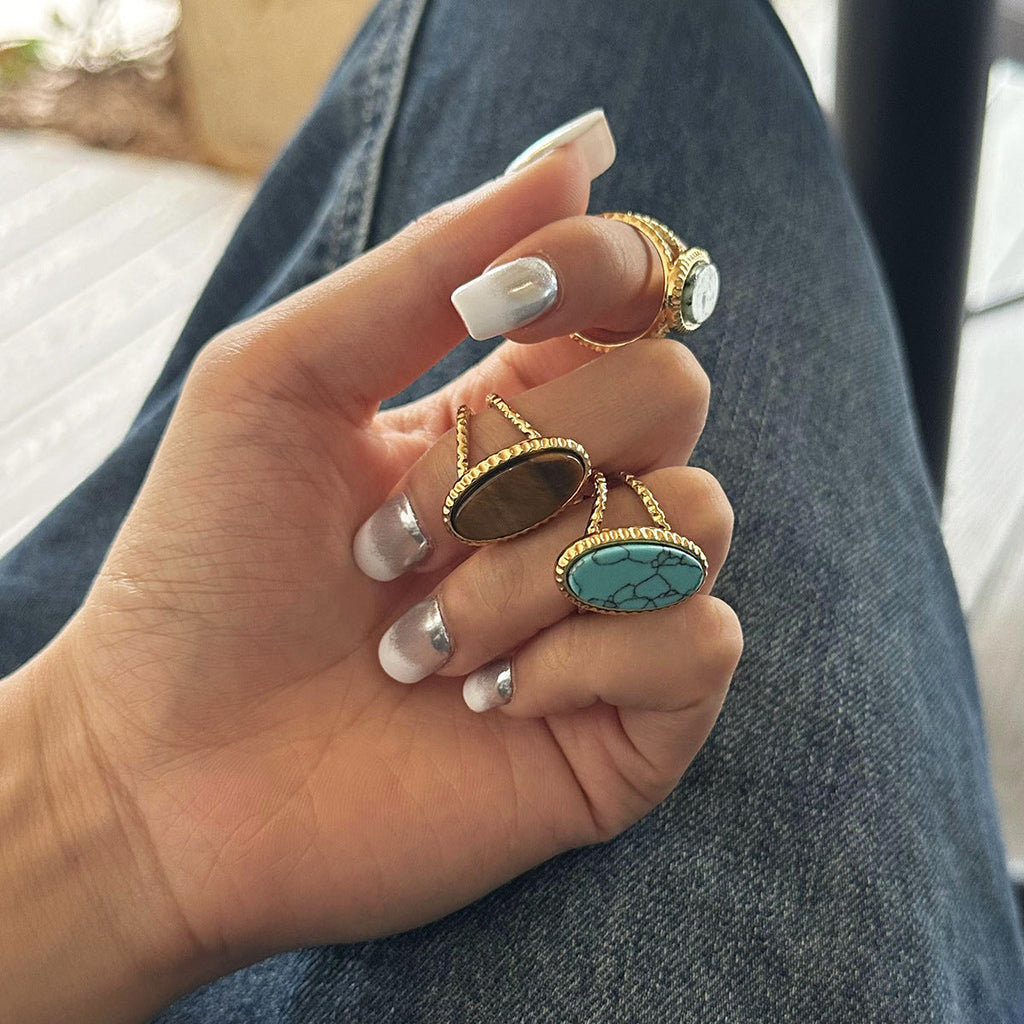 Minimalist Turquoise Ring
