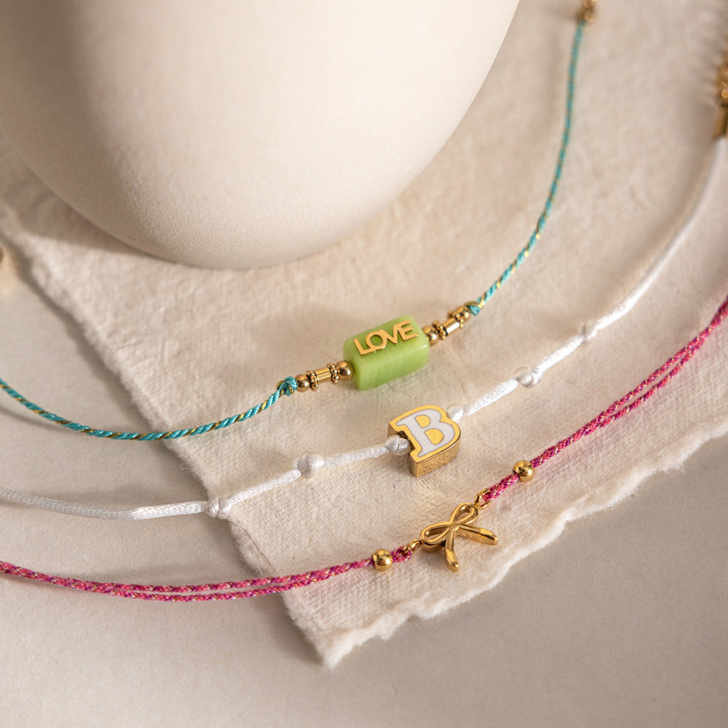 Structured Cord Bracelet
