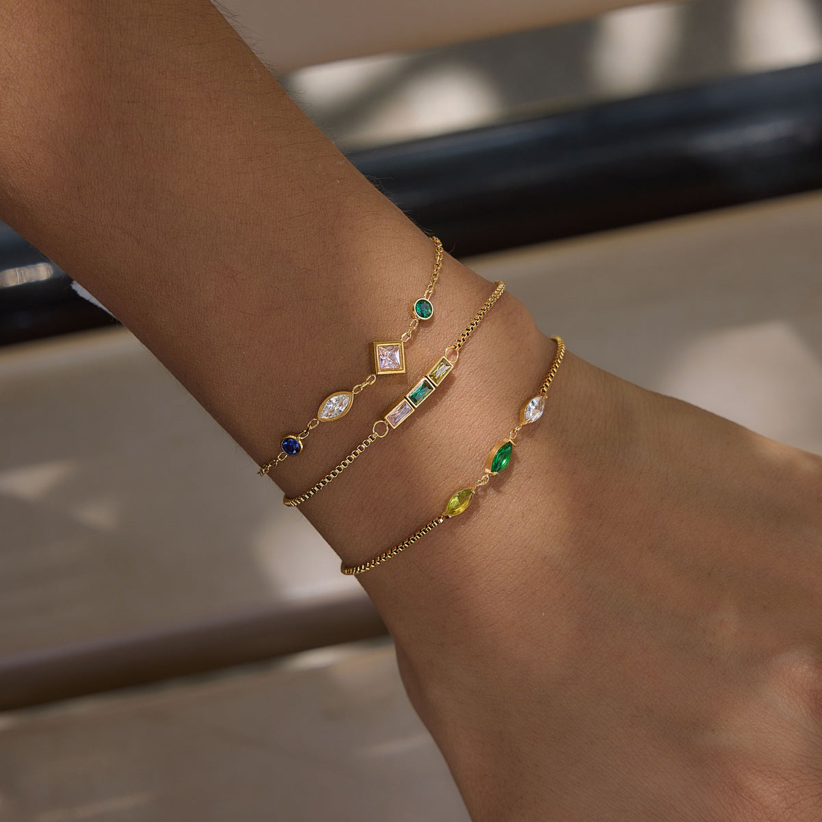 Sculpted Charm Bracelet