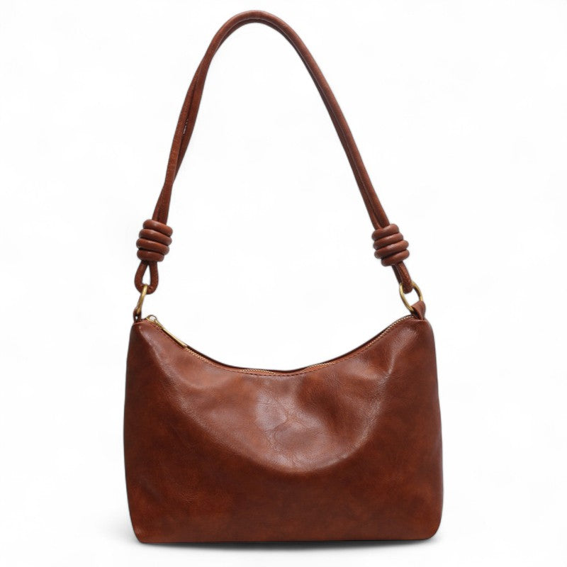 Understated Leather Shoulder Bag