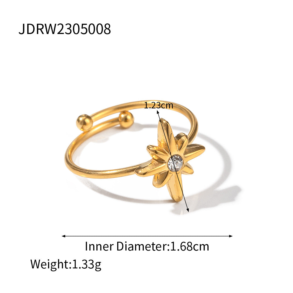 Modern Crystal Ring