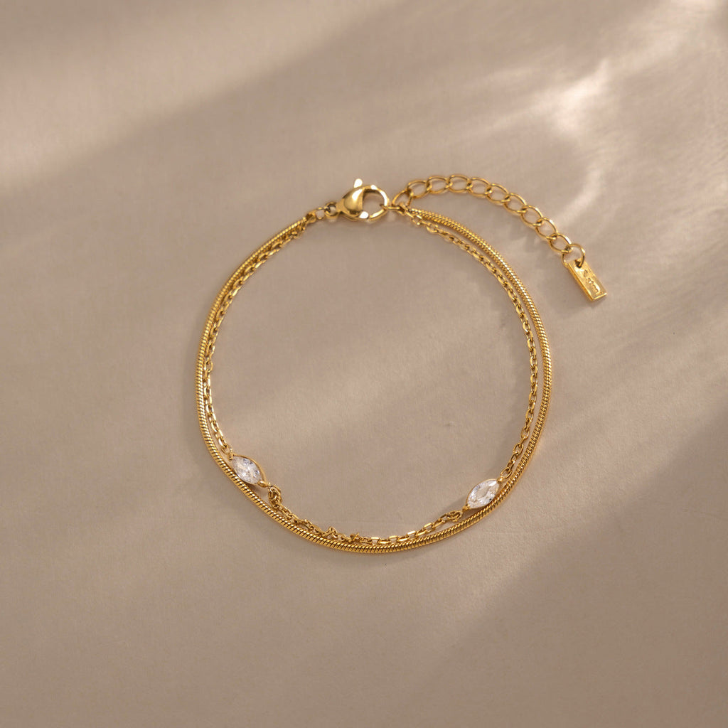 Layering Stainless Steel Bracelet