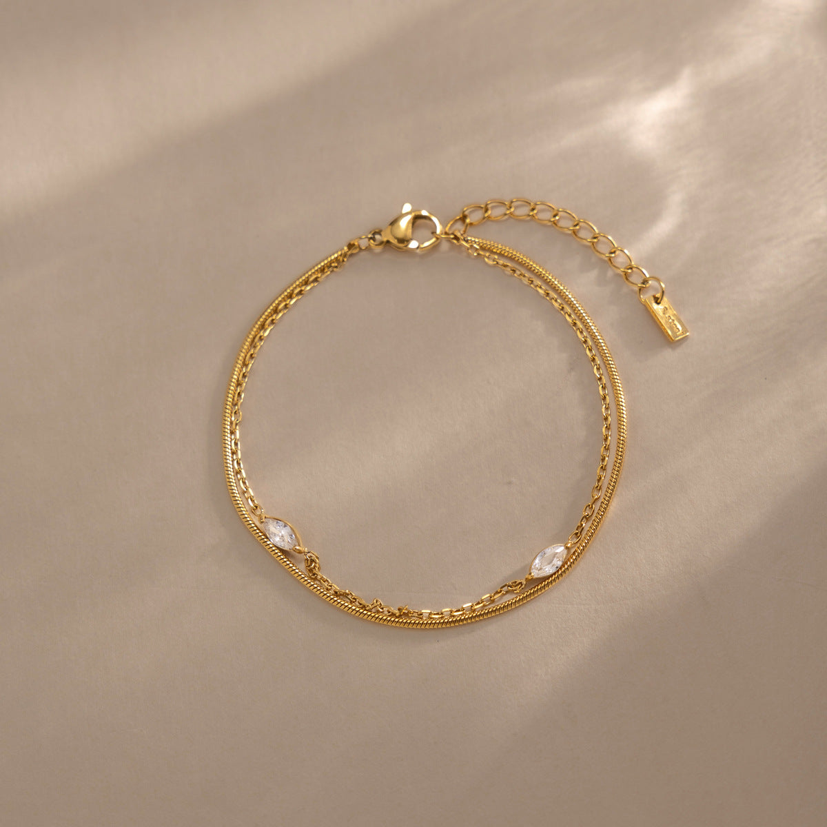 Layering Stainless Steel Bracelet