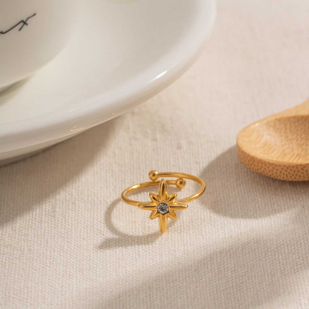Modern Crystal Ring