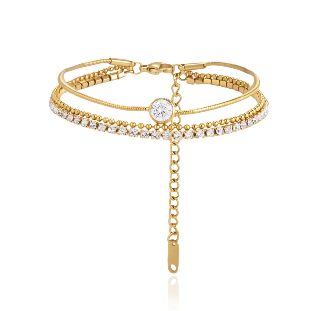 Tennis Stainless Steel Bracelet