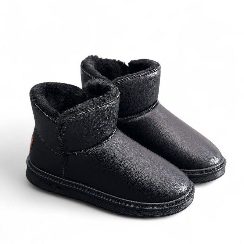 Effortless Wynne Shearling-Lined Faux Leather Boots