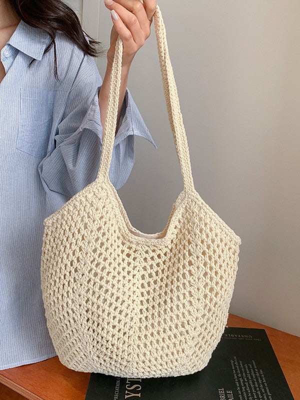 Sun-Ready Embroidered Beach Bag