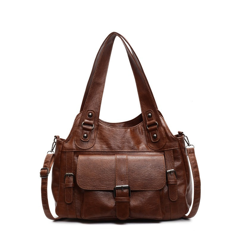 Heritage-Inspired Practical Shoulder Bag